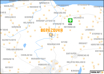 map of Berëzovka