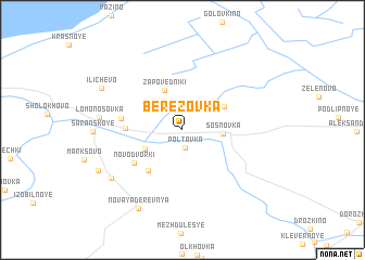 map of Berëzovka