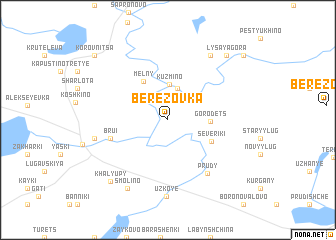 map of Berëzovka