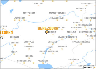 map of Berëzovka