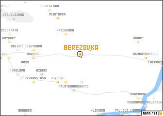 map of Berëzovka