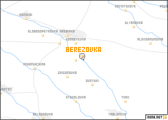 map of Berezovka