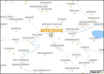 map of Berëzovka