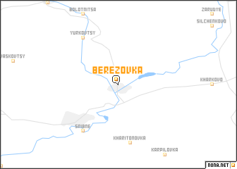 map of Berëzovka