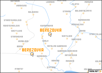 map of Berëzovka