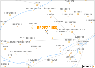 map of Berëzovka