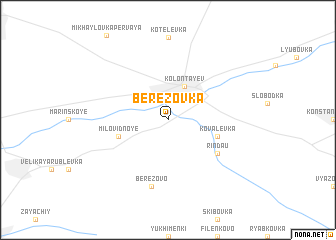 map of Berëzovka