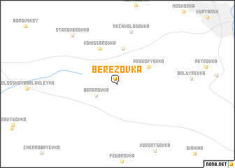 map of Berezovka