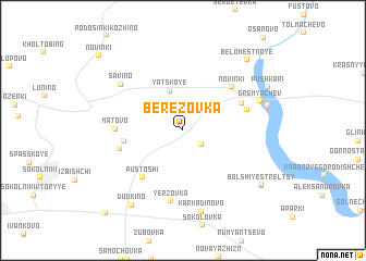 map of Berëzovka