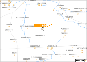 map of Berëzovka