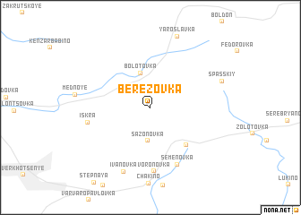 map of Berëzovka