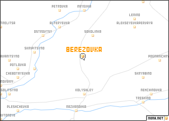 map of Berëzovka