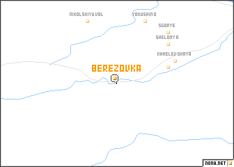 map of Berezovka