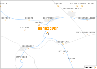 map of Berëzovka