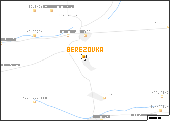 map of Berëzovka