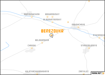 map of Berëzovka