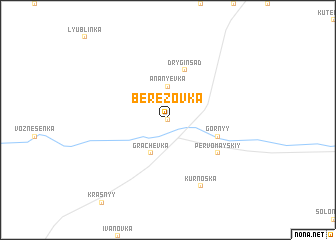 map of Berëzovka