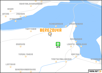 map of Berëzovka