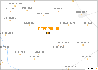 map of Berëzovka