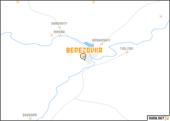 map of Berëzovka