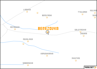 map of Berëzovka