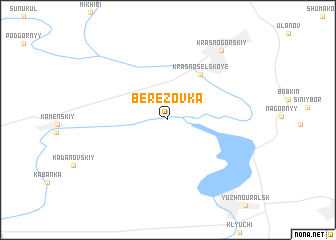 map of Berëzovka