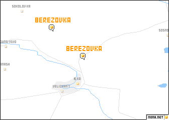 map of Berezovka