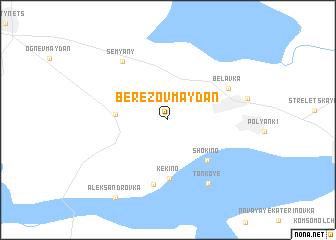 map of Berezov Maydan