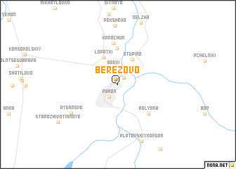 map of Berëzovo