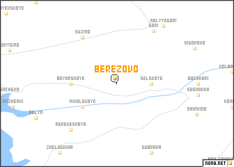 map of Berëzovo