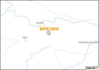 map of Berëzovo