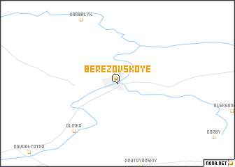 map of Berëzovskoye