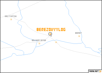 map of Berezovyy Log