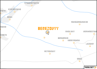map of Berezovyy