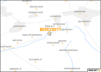 map of Berëzovyy