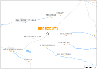 map of Berëzovyy