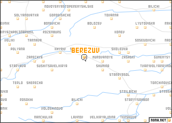 map of Berezuv