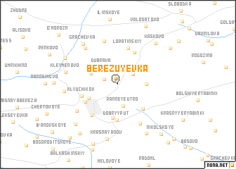 map of Berezuyevka