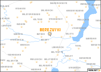 map of Berezuyki