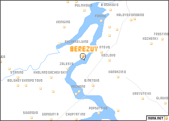 map of Berezuy