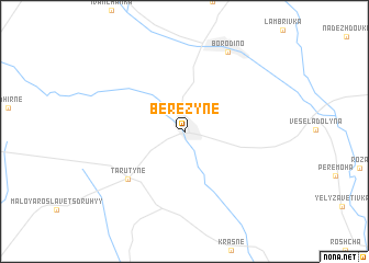 map of Berezyne