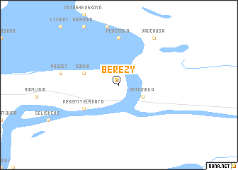 map of Berëzy