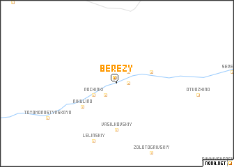 map of Berëzy