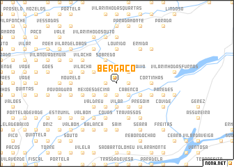 map of Bergaço