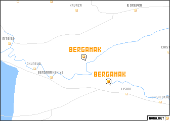 map of Bergamak