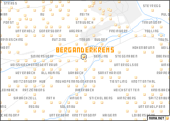 map of Berg an der Krems