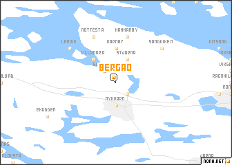 map of Berga Ö