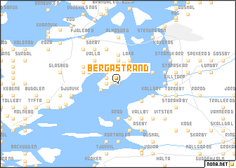 map of Berga Strand