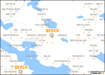 map of Berga