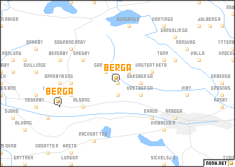 map of Berga